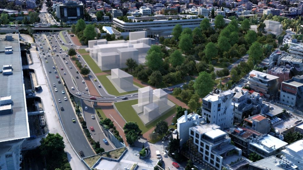 Photorealistic visualization of the new road configurations